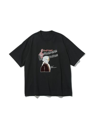 ブルーナボイン　アモルT　ブラック　Tシャツ モーツァルトT＊2 color's | ブルーナボインオンラインストア