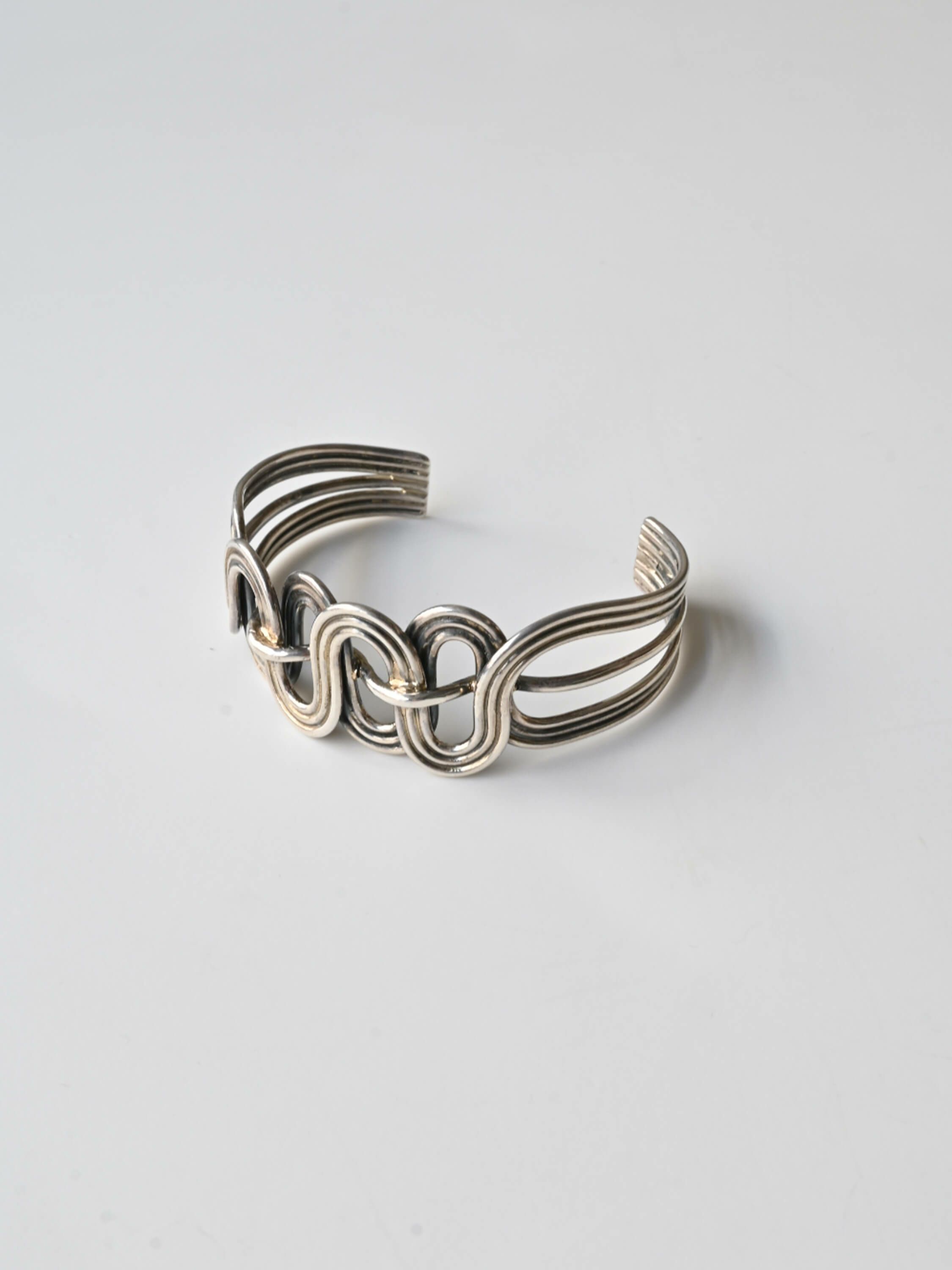 美品 Flora Danica ヴィンテージ バングル ブレスレット 925（Georg  