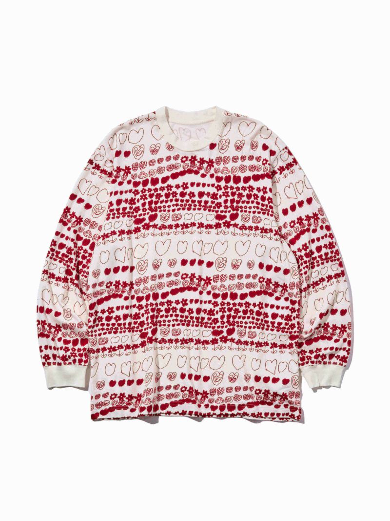 ブルーナボイン　ロンT L BRUNABOINNE] LINEN LONG SLEEVE Tee ブルーナボイン リネンロン