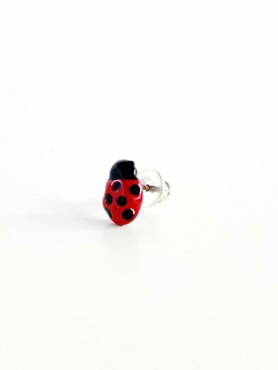 グルーデコてんとう虫ピアス - eclatluxe 's GALLERY | minne